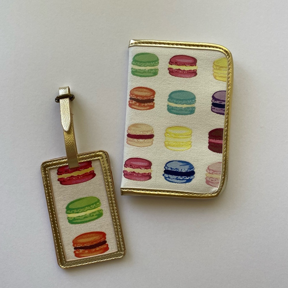 Macaron Passport Case + Luggage Tag